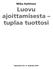 Mika Hyttinen. Luovu ajoittamisesta tuplaa tuottosi