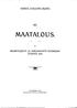 SUOMEN VIRALLINEN TILASTO. ITI. MAATALO U S. MAANVILJELYS JA KARJANHOITO SUOMESSA VUONNA H ELSING ISSÄ 1912.