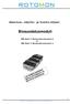 Asennus-, käyttö ja huolto-ohjeet. Biosuodatusmoduli. RM Sako 2 Biosuodatusmoduli 6 & RM Sako 3 Biosuodatusmoduli 8