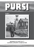PURSI 3/2017. Syystalkoot ma klo 17 Lipunlasku pe , H-hetki klo 18.59