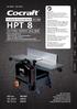 HPT 8 CUTTING WIDTH 204 MM PLANER/THICKNESSER 204 MM ENGLISH SVENSKA