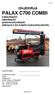 OHJEKIRJA PALAX C700 COMBI traktorikäyttö sähkökäyttö polttomoottorikäyttö kääntyvä 4.3m kuljetin hydraulimoottorilla