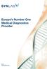 Europe s Number One Medical Diagnostics Provider