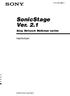 SonicStage Ver. 2.1 Sony Network Walkman varten