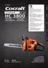 HC 3800 CHAINSAW. 37 cm