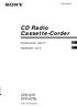 CD Radio Cassette-Corder