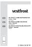CI M NF RF. NO FROST COMBI REFRIGERATOR Freezer - Fridge User manual. NO FROST KOMBI KØLESKAB Fryser - Køleskab Brugsvejledning
