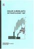 OULUN ILMANLAATU MITTAUSTULOKSET OULUN KAUPUNKI YMPÄRISTÖNSUOJELUTOIMISTO JULKAISU 3/1988