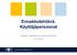 Ennakkotehtävä: Käyttäjäpersoonat