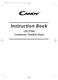 Instruction Book CDC779X Condenser Tumble Dryer