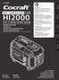 HI2000 INV. GENERATOR 3.4HP. Art.no Model IG2400S OHC 4-STROKE PETROL ENGINE