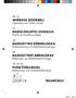 3 Z Wireless Doorbell. Radio-ohjattu ovikello. Radiostyret dørklokke. Funktürklingel. Operation and Safety Notes. Käyttö- ja turvallisuusohjeet