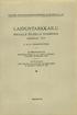 VALTION MAATALOUSKOETOIM1NNAN JULKAISUJA N:o 34 LAIDUNTARKKAILU ERÄILLÄ TILOILLA SUOMESSA KESÄLLÄ 1929 C. A. G. CHARPENTIER SAMMANDRAG