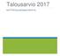 Talousarvio 2017 KÄYTTÖTALOUSOSAN PÄIVITYS