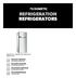 REFRIGERATION REFRIGERATORS
