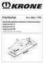 Käyttöohje. N:o FIN. Etunostolaitekiinnitteinen niittomurskain EasyCut 28 CV EasyCut 32 CV EasyCut 32 CRi. (valmistusnumerosta alkaen)