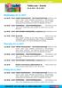 Tahko.com - Events. Wednesday Thursday Friday