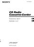 CD Radio Cassette-Corder