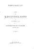 KÄSITYÖTILASTO VUONNA 1913 STATISTIQUE DES ARTS ET MÉTIERS XVIII ANNÉE 1913 SUOMENMAAN VIRALLINEN TILA STO H E L S I N G I S S Ä,