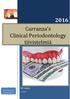 2016 Carranza s Clinical Periodontology tiivistelmiä