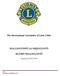 The International Association of Lions Clubs