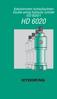Kaksitoiminen hydraulisylinteri Double acting hydraulic cylinder ISO 6020/1 HD 6020