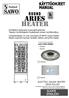 ARIES HEATER KÄYTTÖOHJEET MANUAL ROUND SUOMI ENGLISH