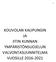 KOUVOLAN KAUPUNGIN JA IITIN KUNNAN YMPÄRISTÖNSUOJELUN VALVONTASUUNNITELMA VUOSILLE