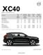 XC40. volvocars.fi HINNASTO / PRISLISTA MY