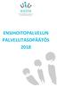 ENSIHOITOPALVELUN PALVELUTASOPÄÄTÖS 2018