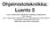 Ohjelmistotekniikka: Luento 5