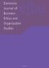 ejbo Electronic Journal of Business Ethics and Organization Studies Vol. 20, No.2 1