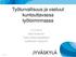 Työturvallisuus ja vastuut kuntouttavassa työtoiminnassa Veijo Koskinen Työturvallisuuspäällikkö Jyväskylän kaupunki