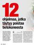 ohjelmaa, jotka täytyy poistaa tietokoneesta