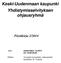 Keski-Uudenmaan kaupunki Yhdistymisselvityksen ohjausryhmä