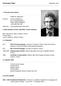 Curriculum Vitae i September 2018