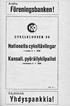 Föreningsbanken! Kansall. pyöräilykilpailut. Nationella cykeltävlingar i Lovisa CYKELKLUBBEN 36. Käyttäkää Yhdyspankkia! Anlita.
