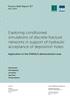 Exploring conditioned simulations of discrete fracture networks in support of hydraulic acceptance of deposition holes