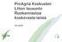 ProAgria Keskusten Liiton lausunto Ruokavirastoa koskevasta laista