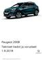 Peugeot 2008 Tekniset tiedot ja varusteet