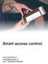 Smart access control.