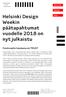 Helsinki Design Weekin päätapahtumat vuodelle 2018 on nyt julkaistu