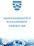 SALON PALLOILIJAT RY:N KUUKAUSITIEDOTE TOUKOKUU 2018