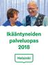 Palveluopas on kattava tietopaketti ikääntyneille suunnatuista palveluista.