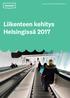 Liikenteen kehitys Helsingissä 2017