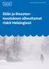 Kaupunkiympäristön julkaisuja 2018:6. Sään ja ilmastonmuutoksen. riskit Helsingissä