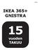 IKEA 365+ GNISTRA -veitset on suunniteltu arkikäyttöön. Hyvin suunniteltujen yksityiskohtien ja korkean laatunsa ansiosta sarjan veitset soveltuvat