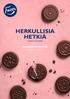 HERKULLISIA HETKIÄ LÄCKRA STUNDER. Keksiesite kevät 2018