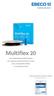 Multiflex 20 SE MONTERINGSANVISNING EN INSTALLATION INSTRUCTIONS NO LEGGEANVISNING FI ASENNUSOHJE