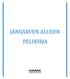 JÄNIJÄRVEN ALUEEN PELIKIRJA